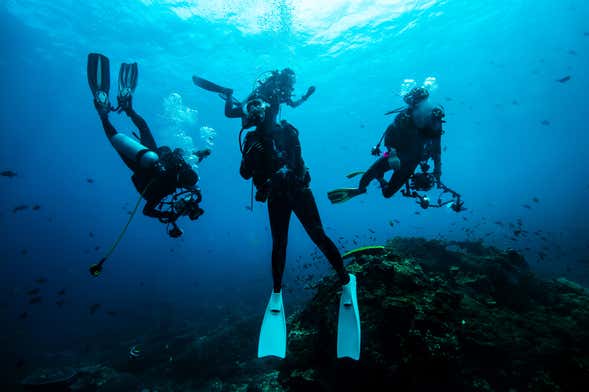 Curso de mergulho PADI Open Water em Ciutadella