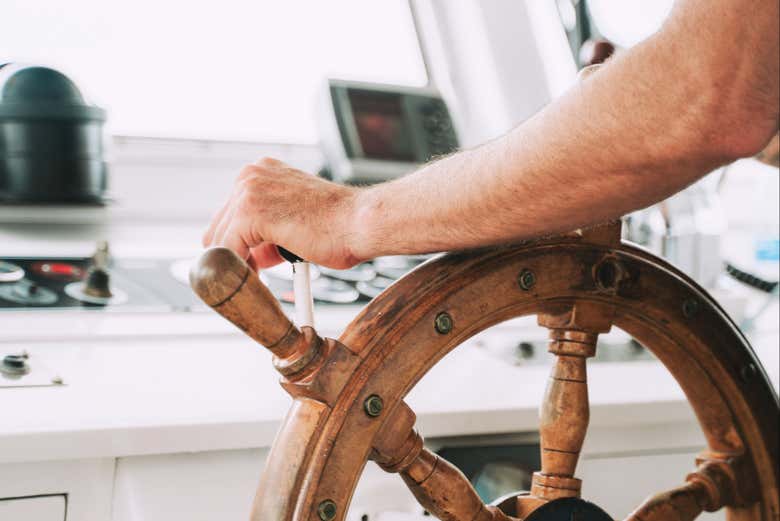 Dirigindo o barco