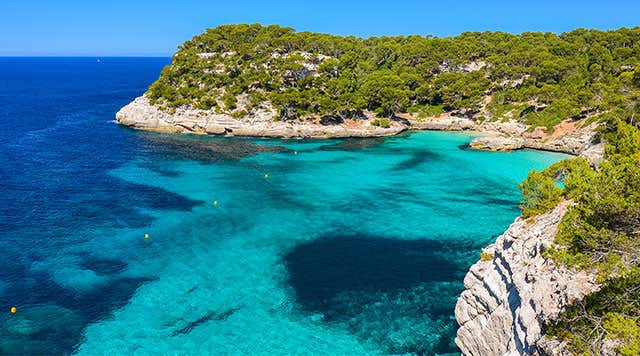 Cala Galdana - Uma praia para famílias em Menorca